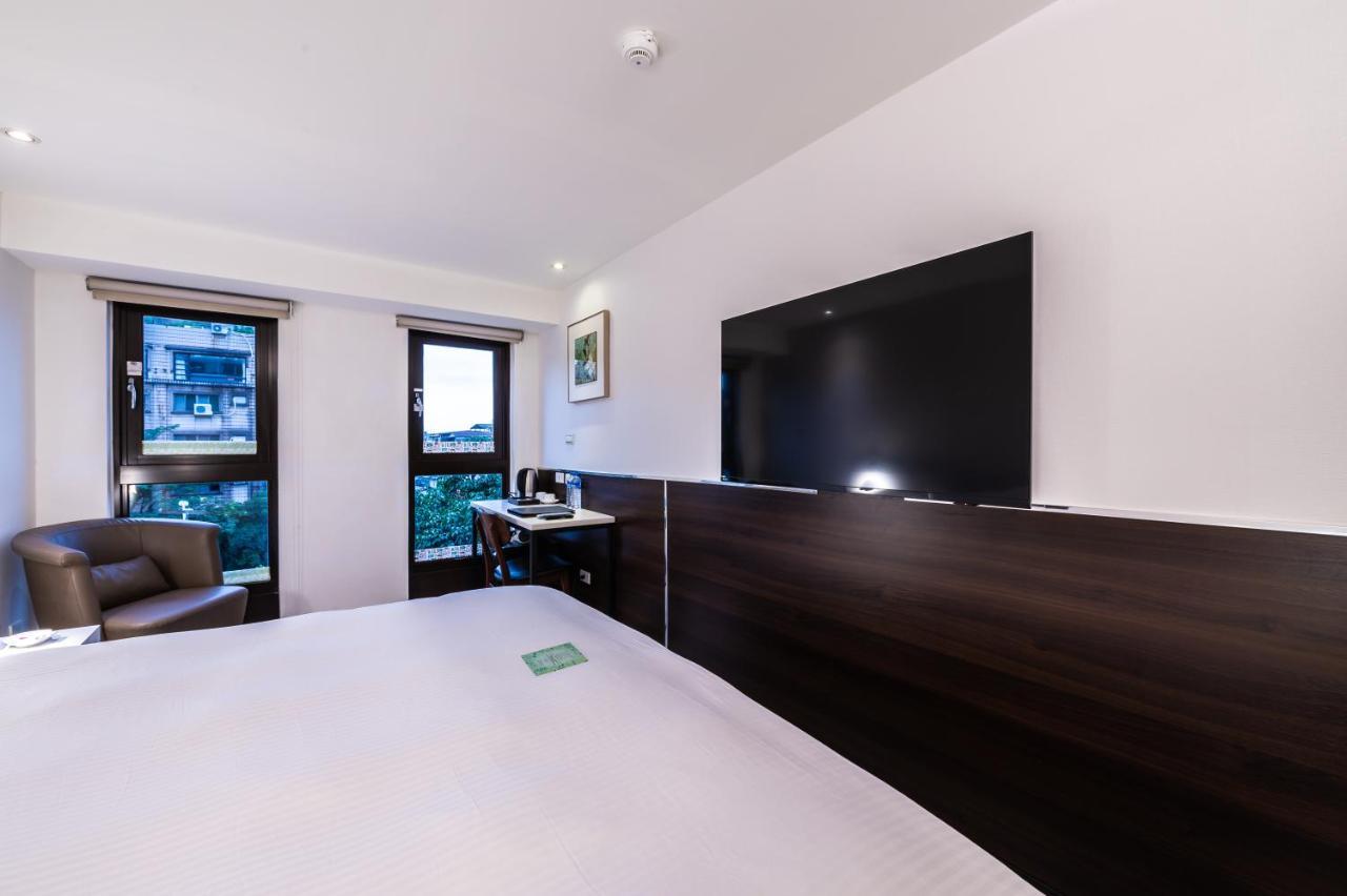 Hub Hotel - Songshan Airport Branch Tchaj-pej Exteriér fotografie