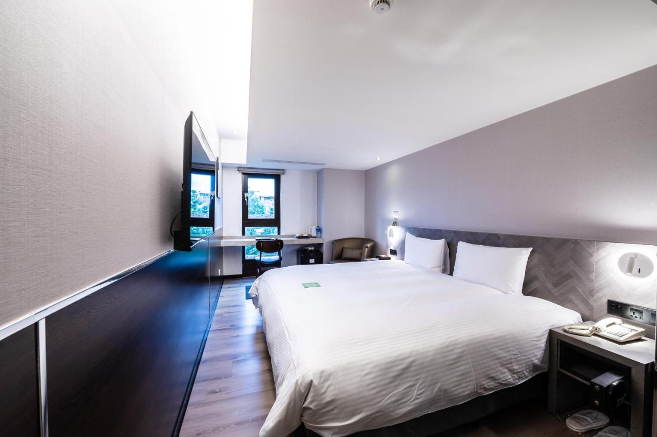 Hub Hotel - Songshan Airport Branch Tchaj-pej Exteriér fotografie
